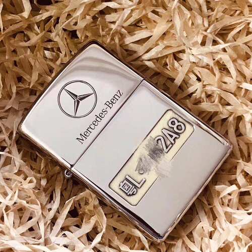 礼品纯铜Zippo/之宝车牌定制