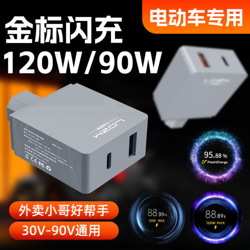 LDZM电动车手机充电器加装快充PD