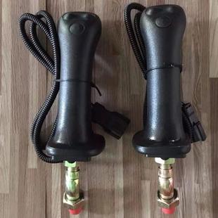 挖掘机改装抓木器抓铁器三键操纵杆手柄胶手柄先导操纵手柄胶配件