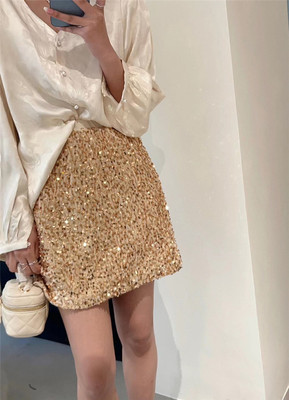 短裙包臀裙韩版A型半身裙时尚