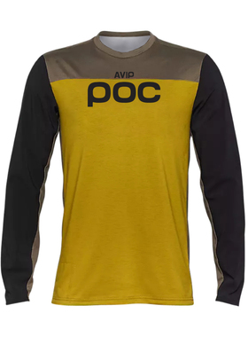 清仓 POC 精品 山地车速降服T恤速干透气长袖春夏越野摩托骑行服