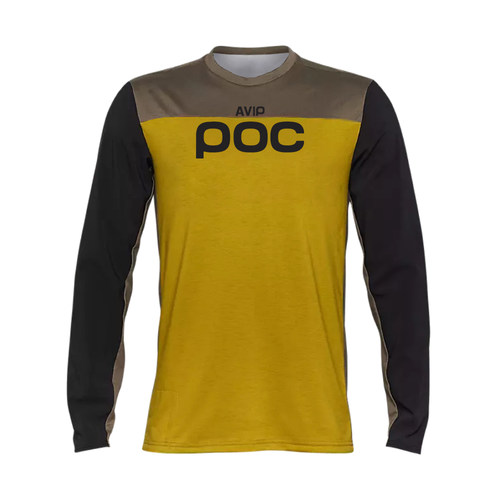 清仓 POC 精品 山地车速降服T恤速干透气长袖春夏越野摩托骑行服