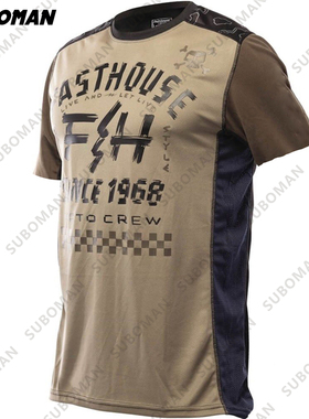 FASTHOUSE摩托车短袖机车防晒速干衣越野降温透气骑行T恤