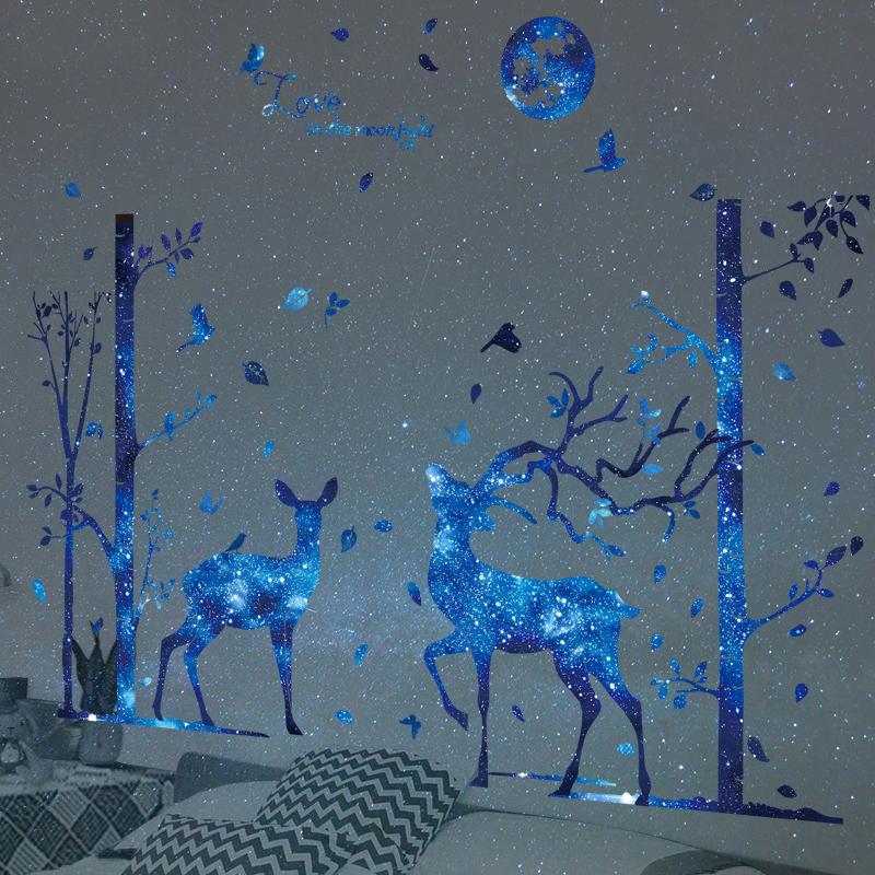 墙面装饰布置墙贴纸男生大图案