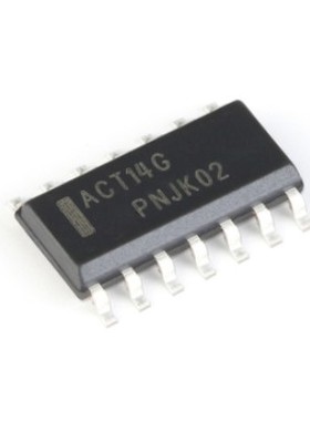 MC74ACT14DR2G  丝印ACT14G 带施密特触发器输入的六角反相器