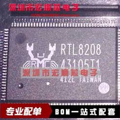 RTL8208BF RTL8208BF-LF QFP128    以太网芯片  全新进口原装
