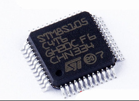 原装 STM8S105C4T6TR LQFP-48 16MHz/16KB闪存/8位微控制器-MCU