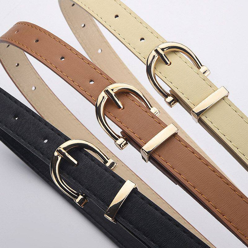 韩版女士时尚腰带青年学生新款牛仔裤装饰细皮带服装搭配裤腰带女