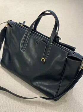 秋冬季托特包女士通勤女包软皮大包女轻奢大容量手提单肩波士顿包