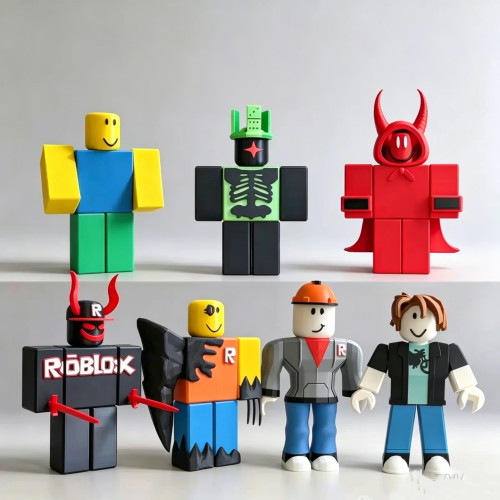 新3d打印可动人偶Roblox经典人物主角被遗弃游戏手办模型玩具礼物