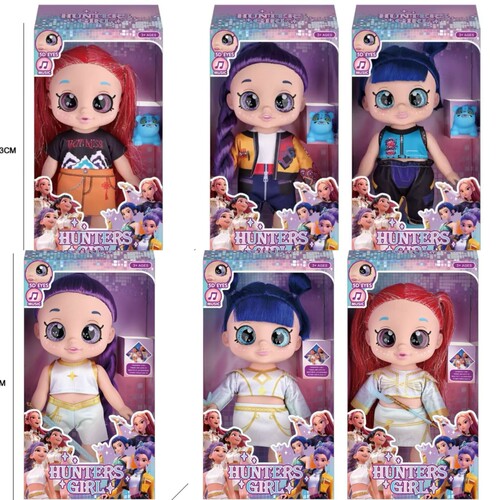 Kpop恶魔猎人女团声光可动手办