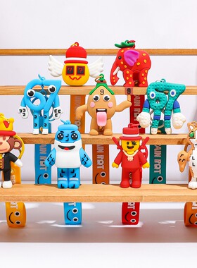 高颜值steal a brainrot jandel窃取脑腐67钥匙扣游戏玩偶小挂件