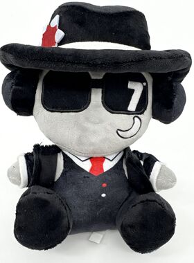 跨境新款forsaken chance plush被遗忘的游戏西装男毛绒玩具玩偶