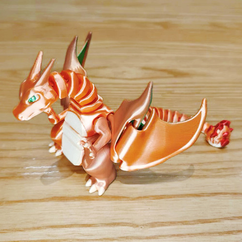 神兽喷火龙手办模型关节可动3D打印神奇宝贝可梦周边摆件玩具礼物
