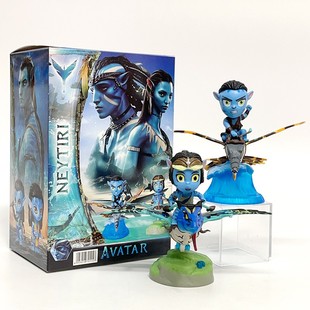 新款影视周边阿凡达3杰克萨利模型玩具娃娃周边手办飞龙坐骑摆件