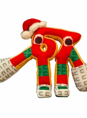 圣诞款Steal a Brainrot游戏窃取脑腐周边红黄67公仔蓝色毛绒玩具