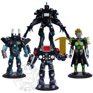 新升级马桶人vs监控人男孩玩具三体泰坦人titan监控王铅笔人手办