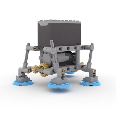 小小工程师国产积木科技机械拼装两足机器人教具电动模型套装MOC