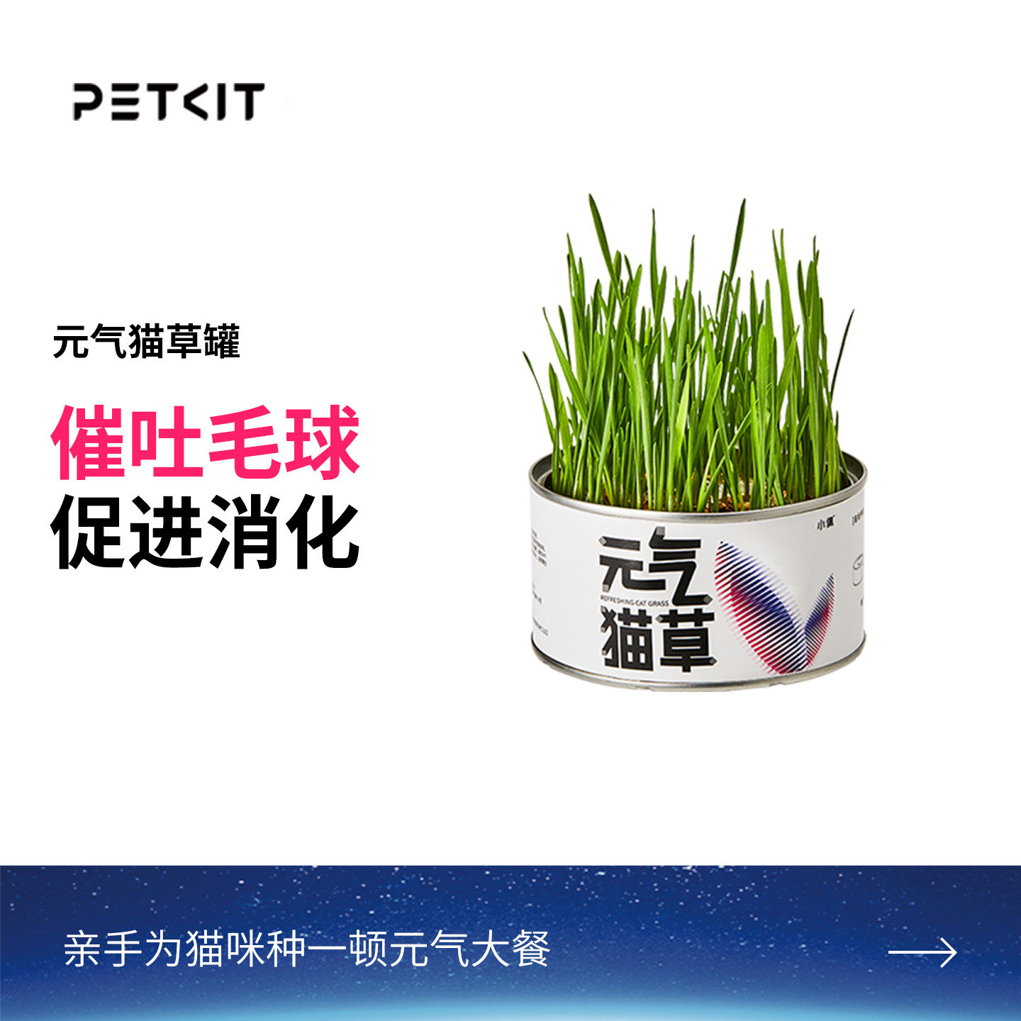 小佩元气猫草种子猫薄荷水培猫零食除毛球化毛膏盆栽套装猫咪用品