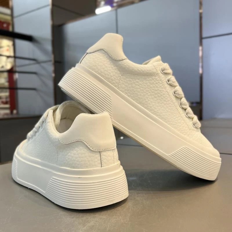 国潮男鞋厚底板鞋男款休闲小白鞋