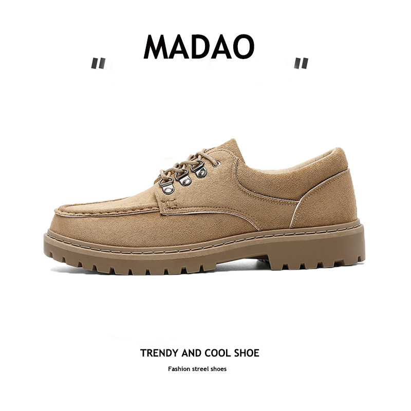 新款莫卡辛袋鼠鞋男款春季2026英伦风增高乐福鞋百搭复古休闲皮鞋,流行男鞋,休闲皮鞋,淘宝优惠券,粉丝福利购,淘宝优惠卷