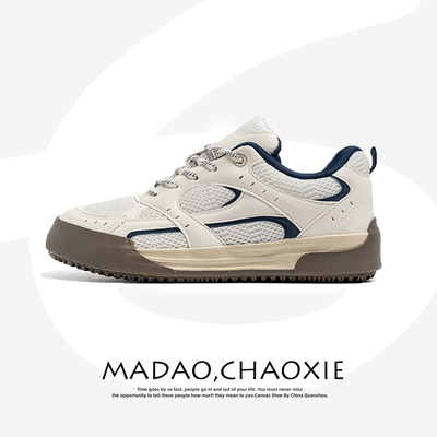 男鞋透气网面休闲鞋学生运动板鞋