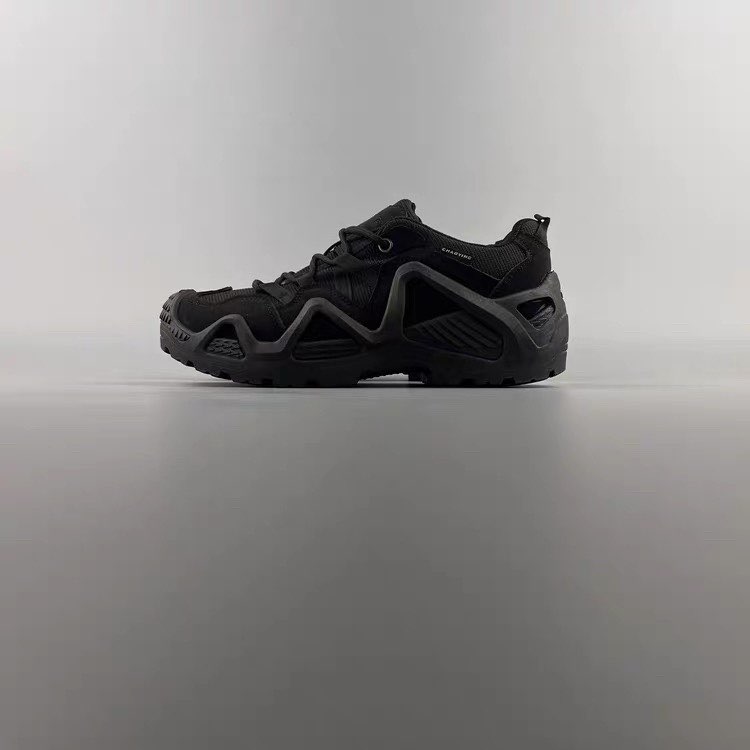 外贸男士秋季复古户外运动耐磨防滑登山鞋透气黑色休闲徒步工装鞋