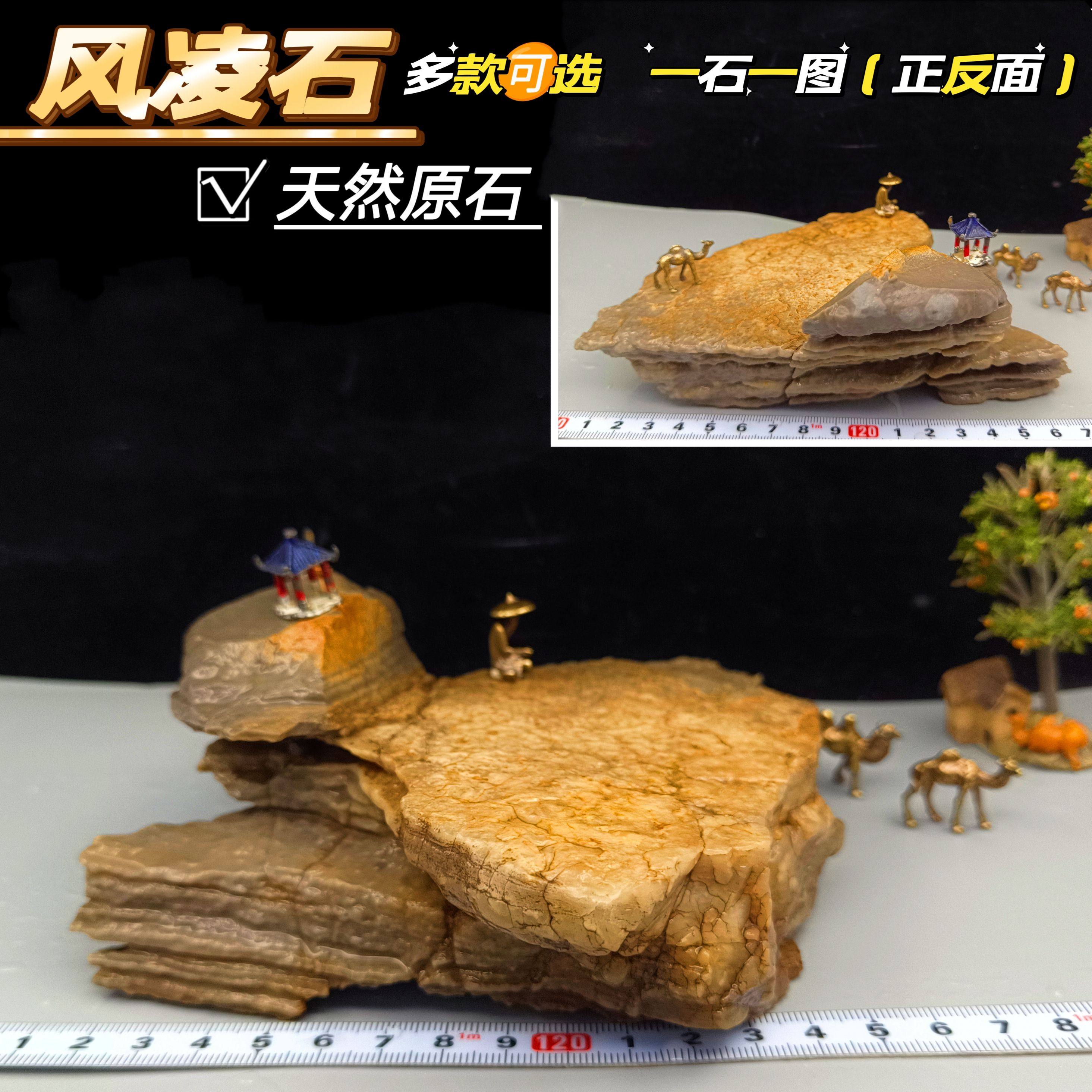 16 中风凌石 多款可选 天然奇石摆件花卉盘景鱼缸沙盘石(满50包邮