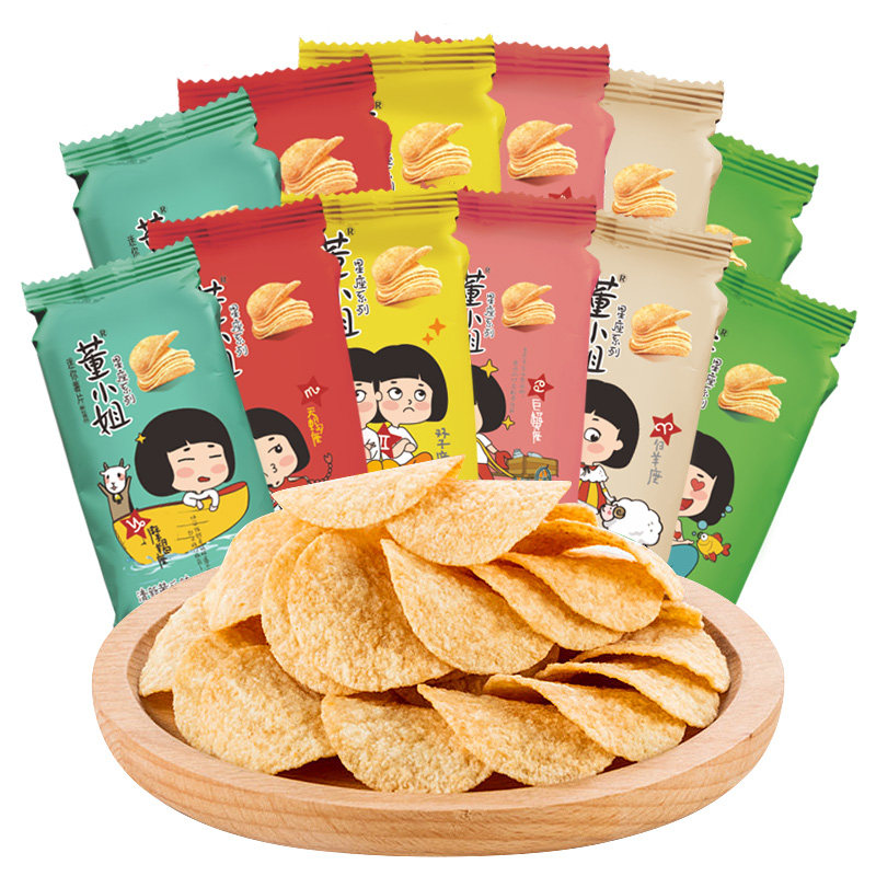 Miss Dong, potato chips 10 Small bag Modular assembly French fries Small package Potato chips snacks Big gift bag girl student leisure time snacksin the Snacks/Nuts/Specialty , Biscuit/Popped , Expanded Food  category - from Buy2taobao.com to provide professional Taobao agent buy service