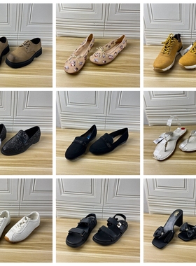 Lady Shoes外贸原单42码杂款浅口单鞋简约时尚新款凉鞋孤品特惠