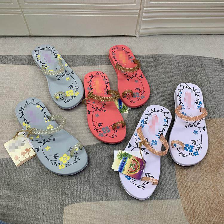 外贸原单女鞋简约外穿舒适低跟圆头平底夹趾拖鞋夏季百搭款,女鞋,一字拖,淘宝优惠券,粉丝福利购,淘宝优惠卷