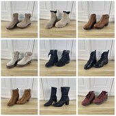 百搭秋冬季 外贸原单女鞋 长靴短靴 独码 清仓捡漏时尚 杂款 37码