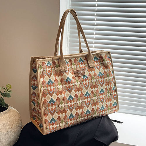 手提通勤包百搭单肩托特包