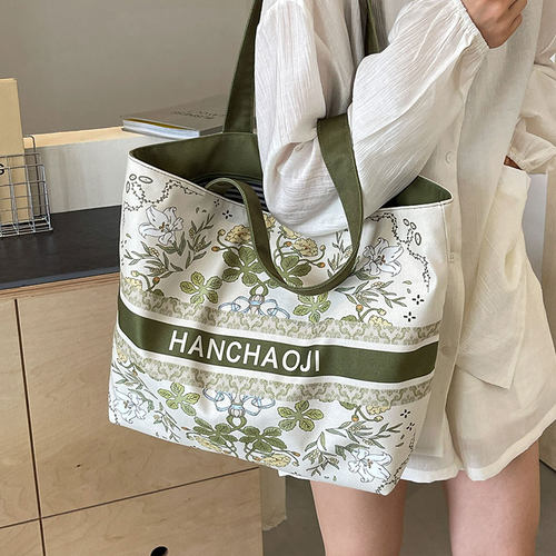 大容量单肩通勤包学生托特包