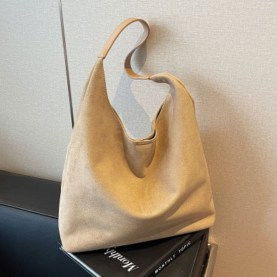 复古单肩包大容量休闲托特包