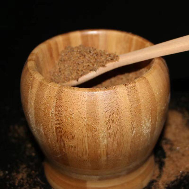河北老家特产纯胡麻粉熟的小时候的胡麻盐亚麻籽粉面花卷今年新货