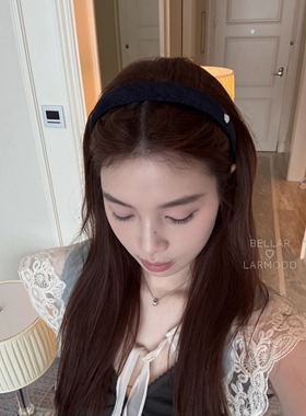 Bellar/larmood Velvet vintage绒感系列复古学院高级质感发箍