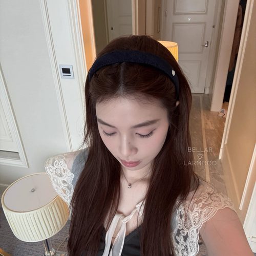 Bellar绒面复古高级质感发箍