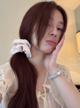 Bellar/larmood Romance vintage doll少女复古浪漫毛织氛围发圈