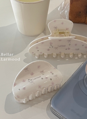 Bellar/ larmood 原创Sakura vintage Mew美式甜心氛围感碎花发夹