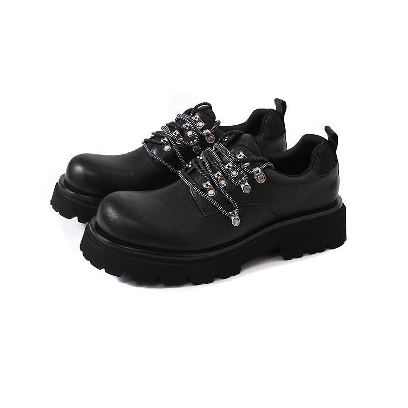 登山鞋潮款厚底工装鞋通勤皮鞋男英伦德比鞋男大头休闲鞋商务正装,流行男鞋,休闲皮鞋,淘宝优惠券,粉丝福利购,淘宝优惠卷