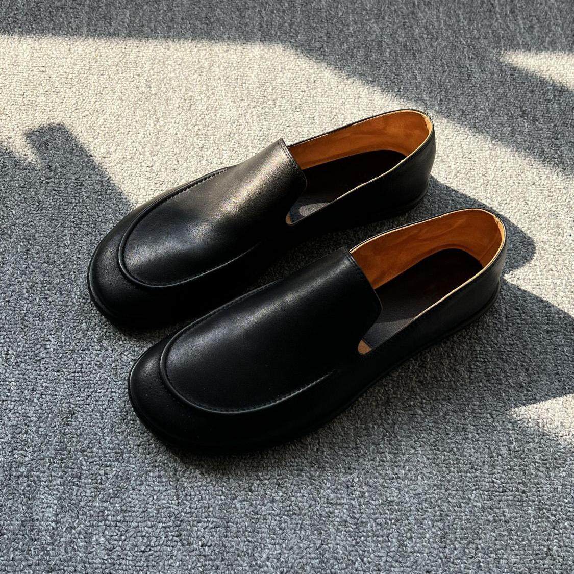 乐福鞋平底小皮鞋男女同款英伦风一脚蹬百搭休闲豆豆鞋通勤驾车鞋,流行男鞋,休闲皮鞋,淘宝优惠券,粉丝福利购,淘宝优惠卷