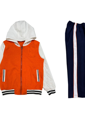 上海春秋冬季校服定做橙色校服来图定做御桥观澜澧溪小学校服同款