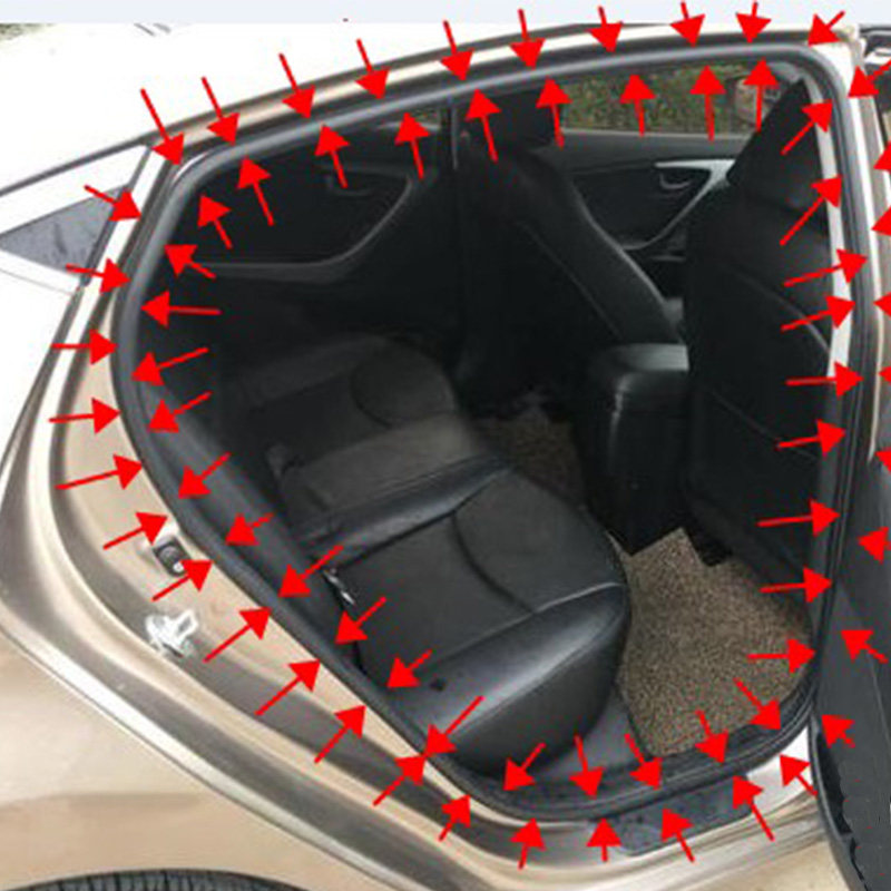 北京现代朗动领动名图ix35ix45原厂门框密封条车身门洞条隔音胶条