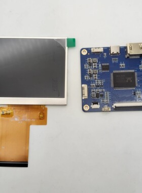 3.5寸HDMI液晶屏640*480高清IPS配GT911电容触摸工厂直销全新A规