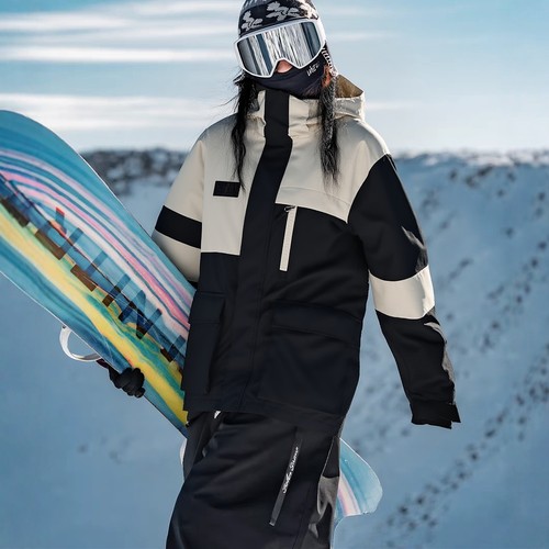 外贸新款滑雪服女款防水防风保暖