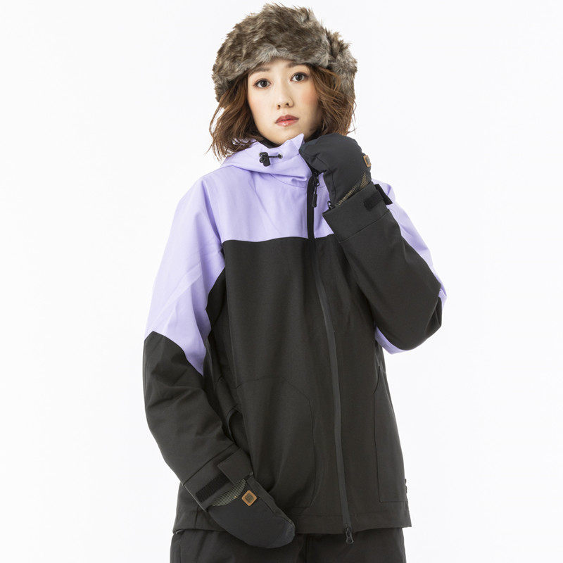 北海道滑雪服女防水防风保暖透气