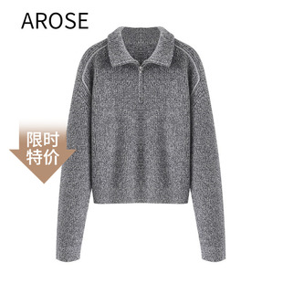 百搭保暖羊毛针织衫 时尚 上衣女8003 新款 艾诺丝尚忆毛衣2025秋冬季