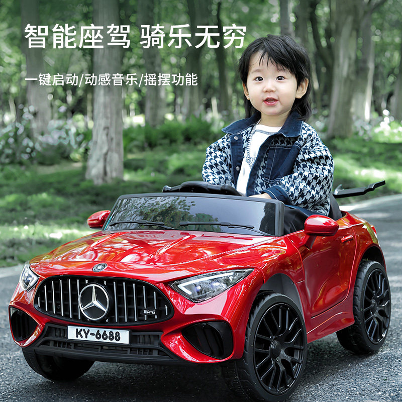 1-8岁奔驰儿童车早教音乐遥控