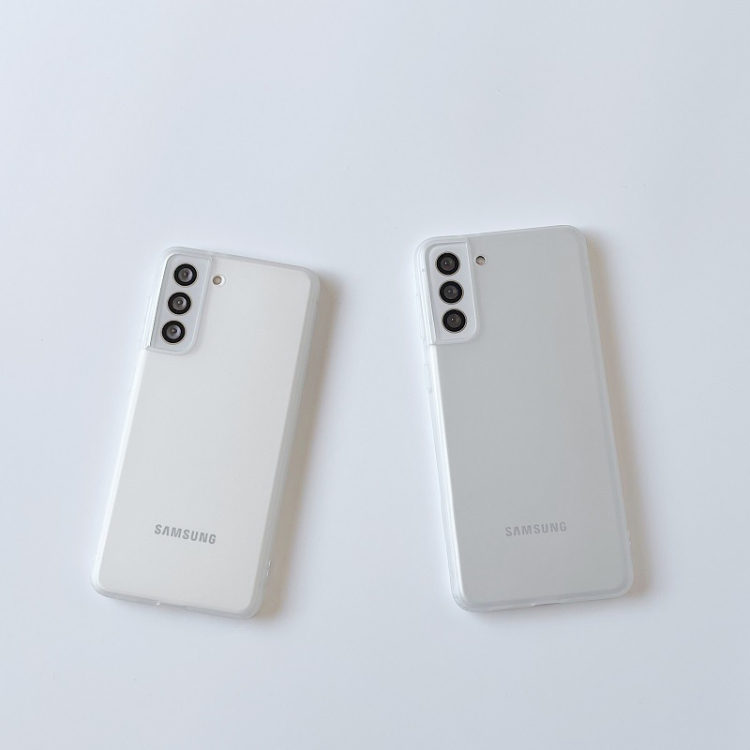 磨砂透明白色适用三星硅胶